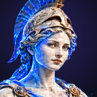 Portrait of Athena, Athena Automation's AI assistant